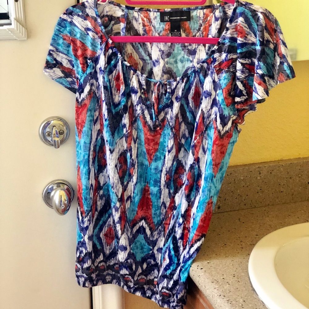 INC Everyday Tie-Dye Top